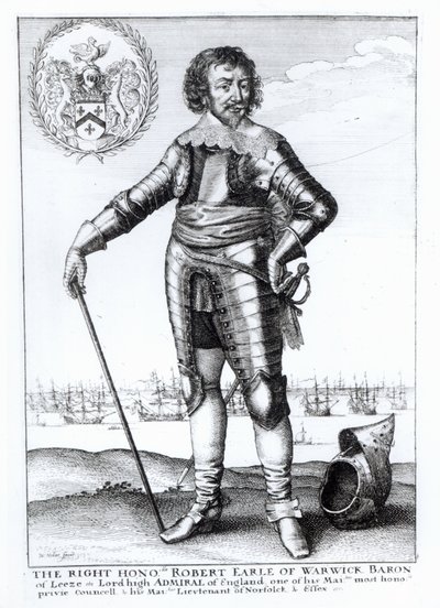 Robert Rich, 2° Conte di Warwick da Wenceslaus Hollar
