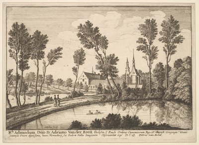 Abbazia di Rothendael da Wenceslaus Hollar