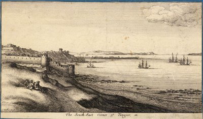 Angolo sud-est di Tangeri. Stato 1 da Wenceslaus Hollar