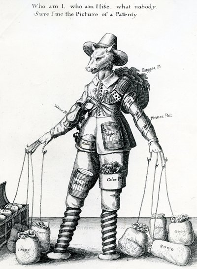 Stampa satirica, 1641-1650 da Wenceslaus Hollar