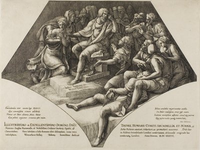 Seleuco e suo figlio da Wenceslaus Hollar