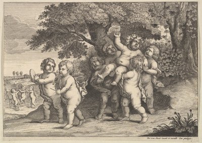 Sette Ragazzi, 1625-77 da Wenceslaus Hollar
