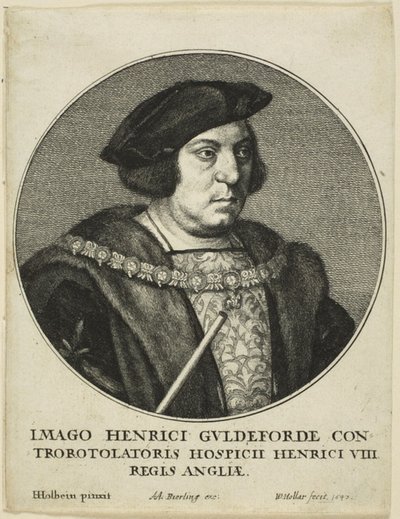 Sir Henry Guildford da Wenceslaus Hollar
