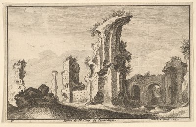 St. Croix de Jerusalem da Wenceslaus Hollar