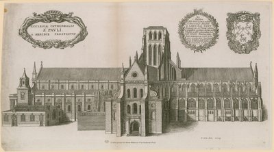 Cattedrale di San Paolo, Londra da Wenceslaus Hollar