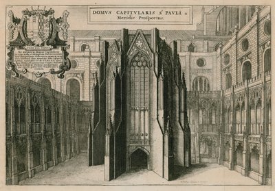 Cattedrale di San Paolo, Londra da Wenceslaus Hollar