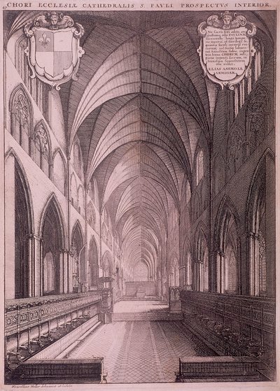 Cattedrale di San Paolo, Londra da Wenceslaus Hollar