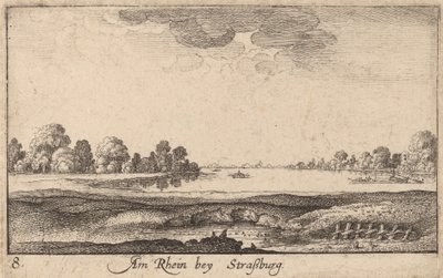 Strasburgo: La Casa del Pedaggio da Wenceslaus Hollar