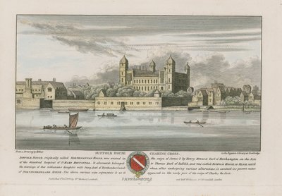 Suffolk House, Charing Cross, Londra da Wenceslaus Hollar