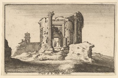 Tempio della Sibilla Tiburtina da Wenceslaus Hollar