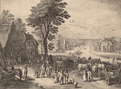 Il canale, 1650 da Wenceslaus Hollar