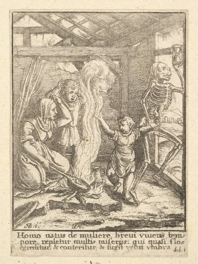 Il bambino, dalla Danza della Morte da Wenceslaus Hollar
