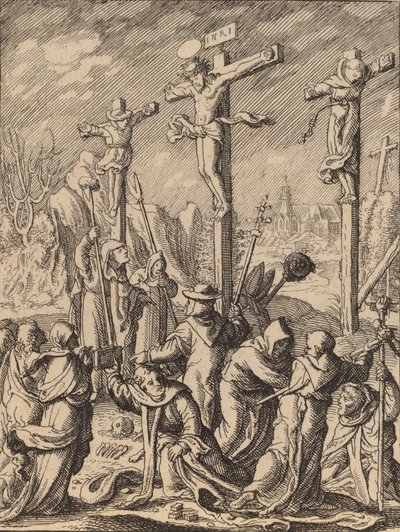 La crocifissione da Wenceslaus Hollar