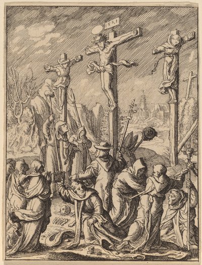 La crocifissione da Wenceslaus Hollar