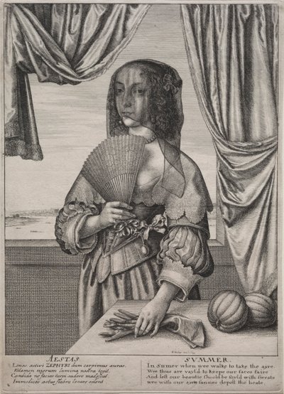 Le quattro stagioni: Estate, 1641 da Wenceslaus Hollar