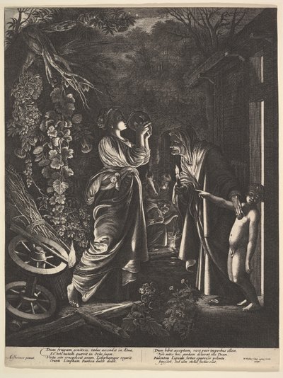 La derisione di Cerere, 1646 da Wenceslaus Hollar