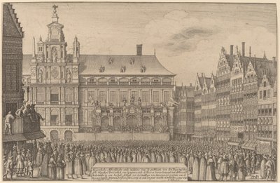 La Pace di Münster da Wenceslaus Hollar