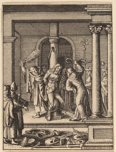 La flagellazione da Wenceslaus Hollar