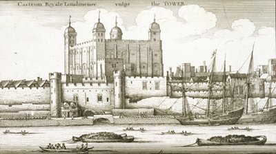 La Torre di Londra, 1647 da Wenceslaus Hollar