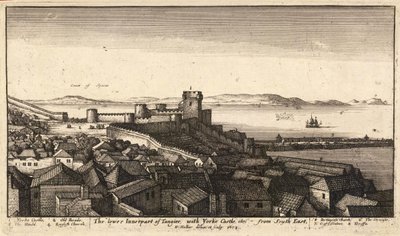 La parte interna inferiore di Tangeri da Wenceslaus Hollar