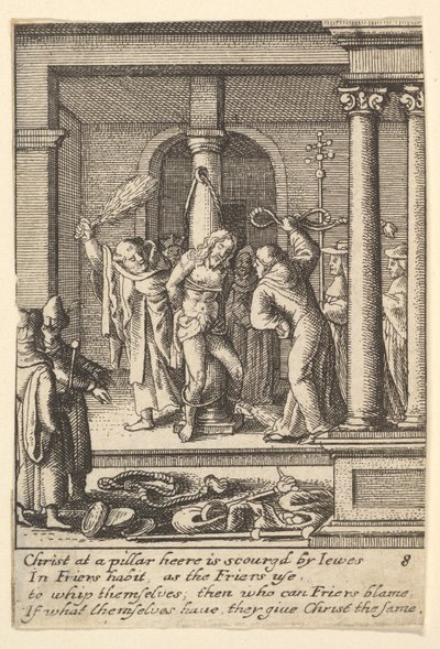 La flagellazione da Wenceslaus Hollar