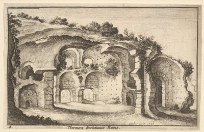 Rovine delle Terme di Diocleziano, 1651 da Wenceslaus Hollar
