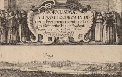 Pagina del titolo, 1635 da Wenceslaus Hollar
