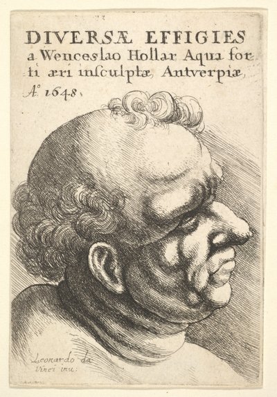 Pagina del titolo, Diversae Effigies da Wenceslaus Hollar