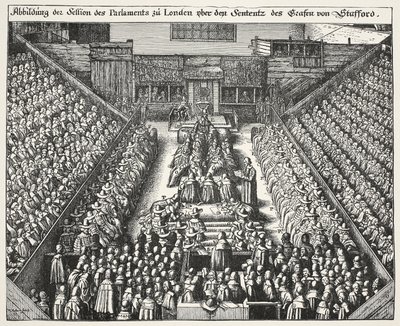 Processo di Strafford, 22 marzo 1641 da Wenceslaus Hollar