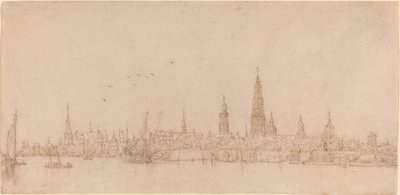Veduta di Anversa da Wenceslaus Hollar