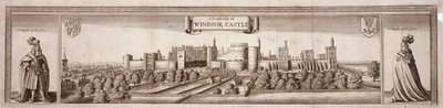 Vista del lato sud del Castello di Windsor, Berkshire, c. 1660 da Wenceslaus Hollar