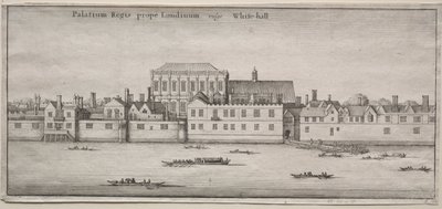 Vedute di Londra: Whitehall dal Fiume da Wenceslaus Hollar