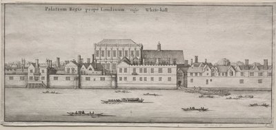 Vedute di Londra: Whitehall dal fiume da Wenceslaus Hollar