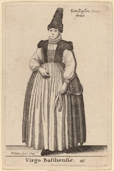 Virgo Basiliensis da Wenceslaus Hollar