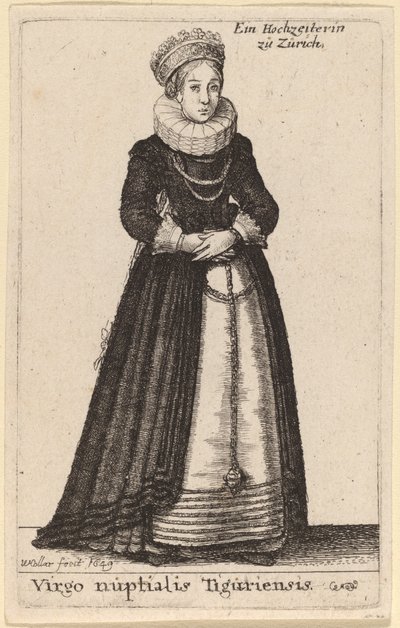 Virgo Nuptialis Tiguriensis da Wenceslaus Hollar