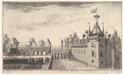 Visita a A. Roelants, 1650 da Wenceslaus Hollar