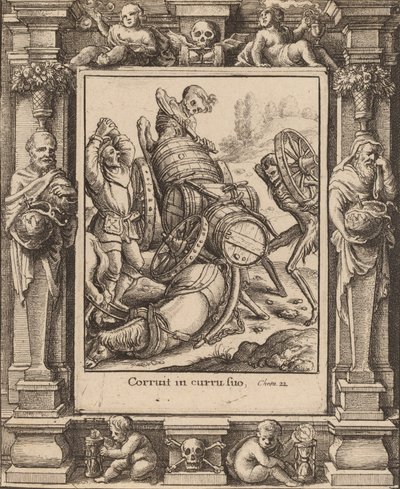 Carrettiere, 1651 da Wenceslaus Hollar