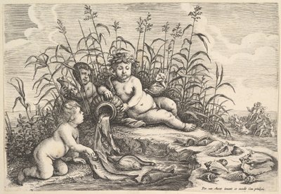 Acqua, I Quattro Elementi, ca. 1647 da Wenceslaus Hollar