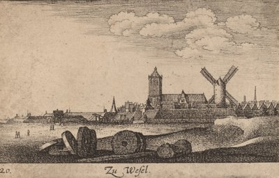 Wesel, 1635 da Wenceslaus Hollar