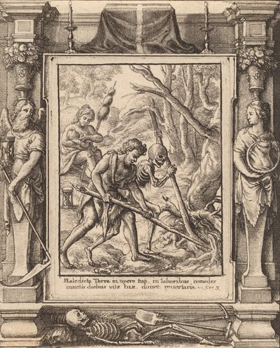 Quando Adamo Scavava, 1651 da Wenceslaus Hollar