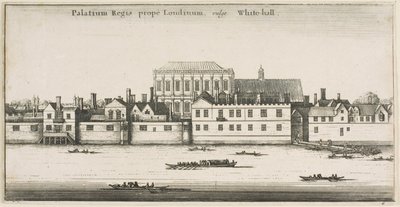 Whitehall dal fiume da Wenceslaus Hollar