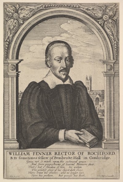 William Fenner, Rettore di Rochford, 1656 da Wenceslaus Hollar