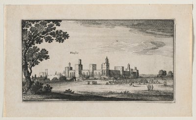 Castello di Windsor da sud-est, 1644 da Wenceslaus Hollar