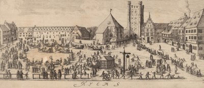 Inverno: Il campo di parata, c. 1628-1629 da Wenceslaus Hollar