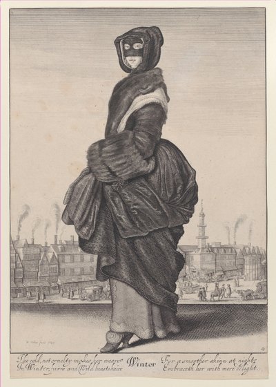 Inverno, da Le Stagioni da Wenceslaus Hollar
