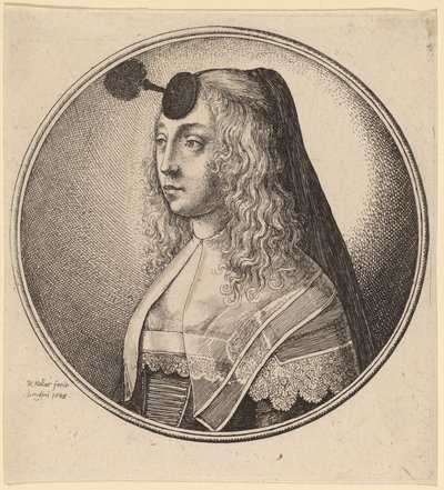 Donna di Anversa da Wenceslaus Hollar