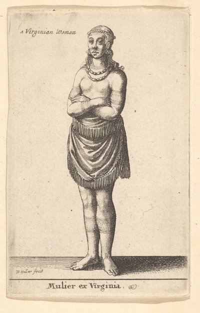 Donna della Virginia da Wenceslaus Hollar