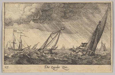 Zuyder Zee, 1635 da Wenceslaus Hollar