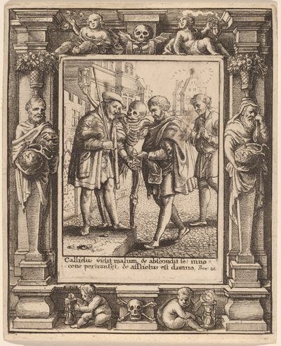 Avvocato da Wenceslaus Hollar after Hans Holbein the Younger after Abraham van Diepenbeeck