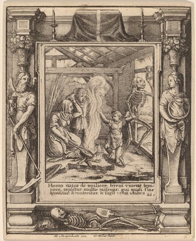 Bambino da Wenceslaus Hollar after Hans Holbein the Younger after Abraham van Diepenbeeck